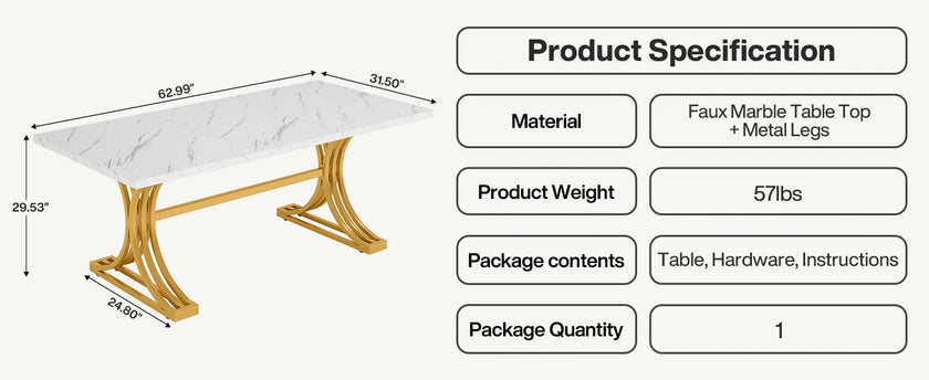 Modern Office Desk, 70.9