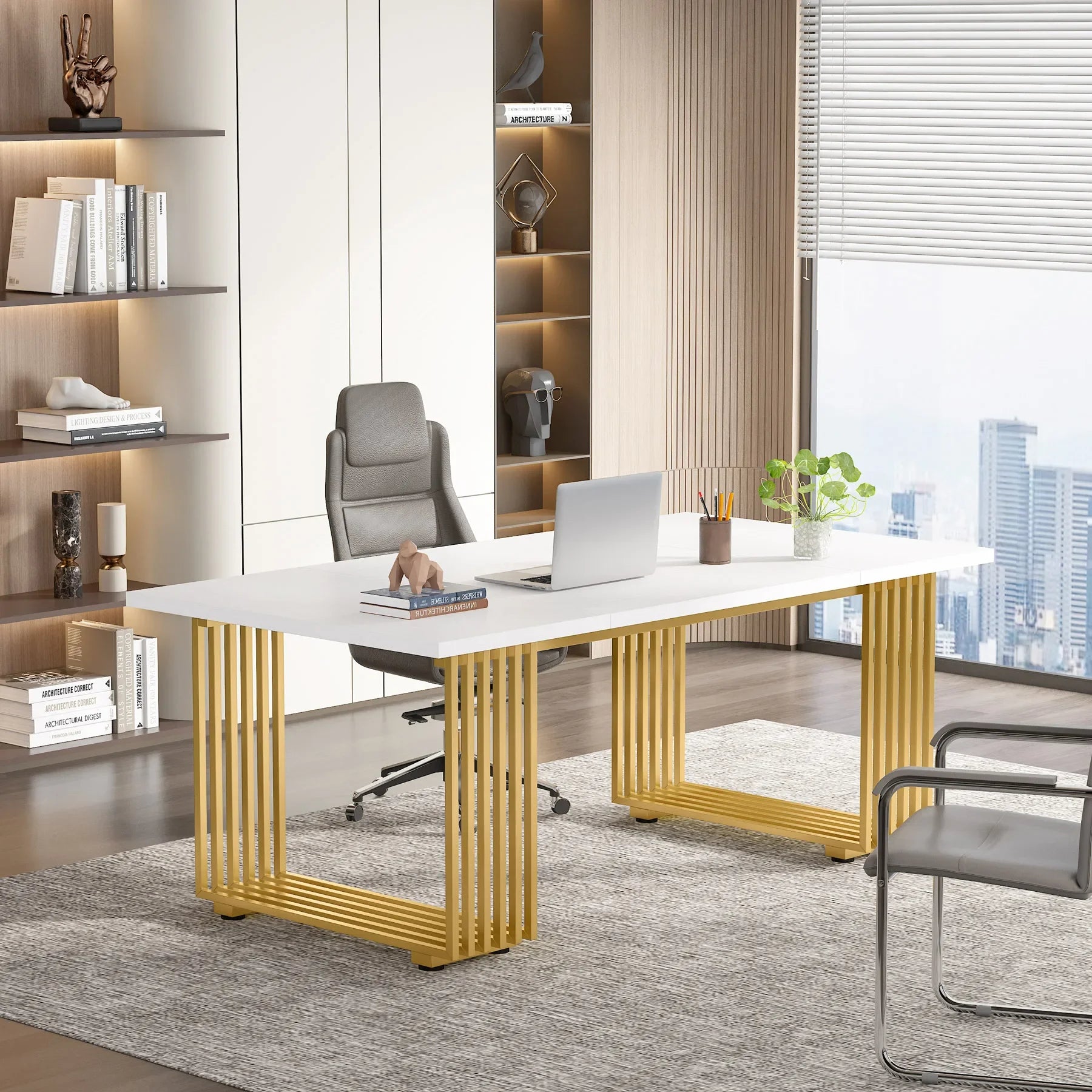 Modern Office Desk, 70.9