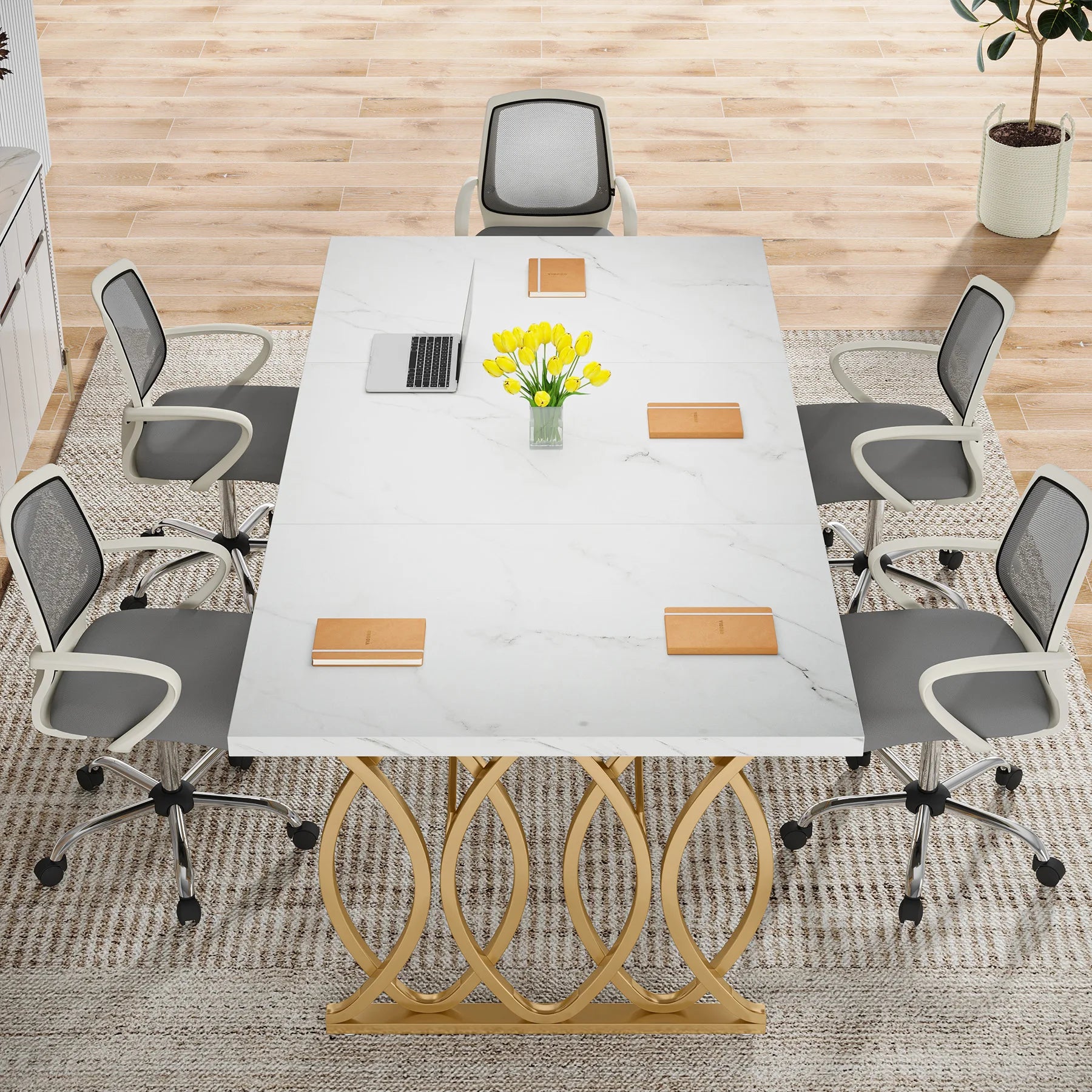 Modern Office Desk, 70.9