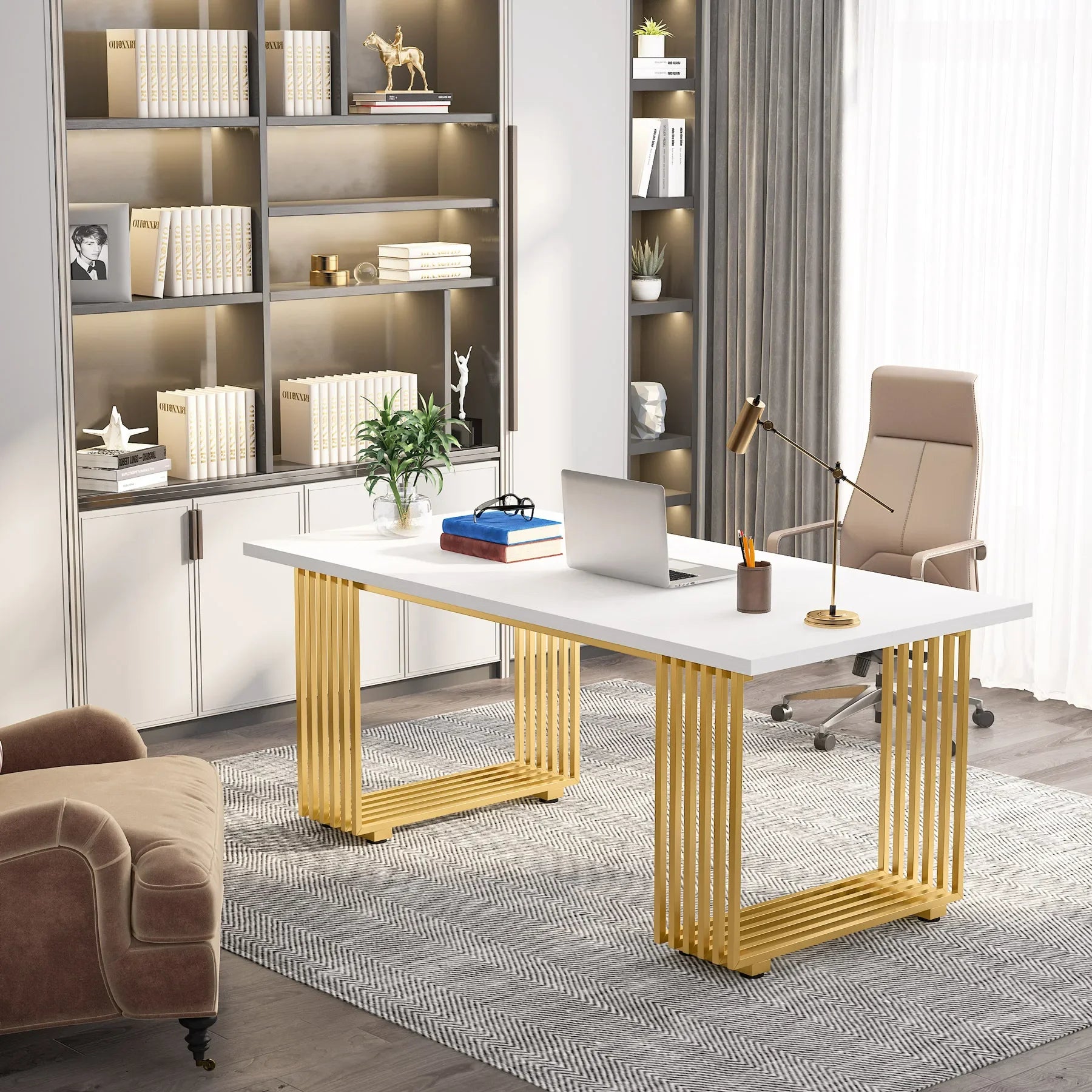 Modern Office Desk, 70.9