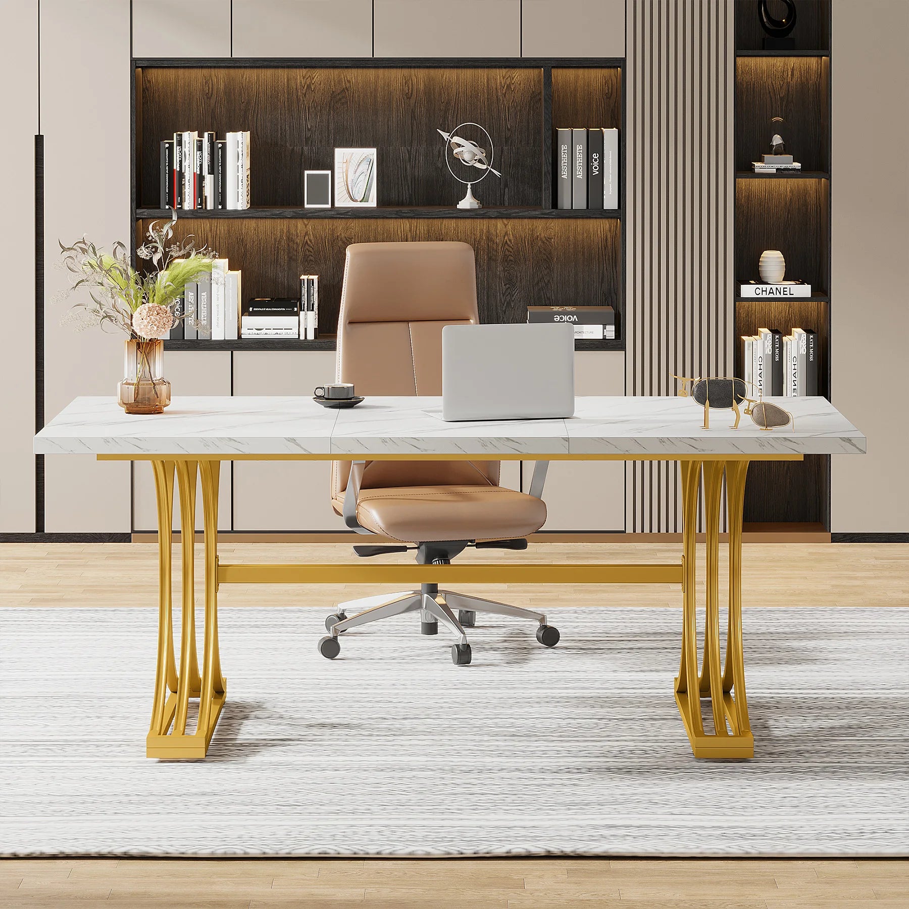 Modern Office Desk, 70.9