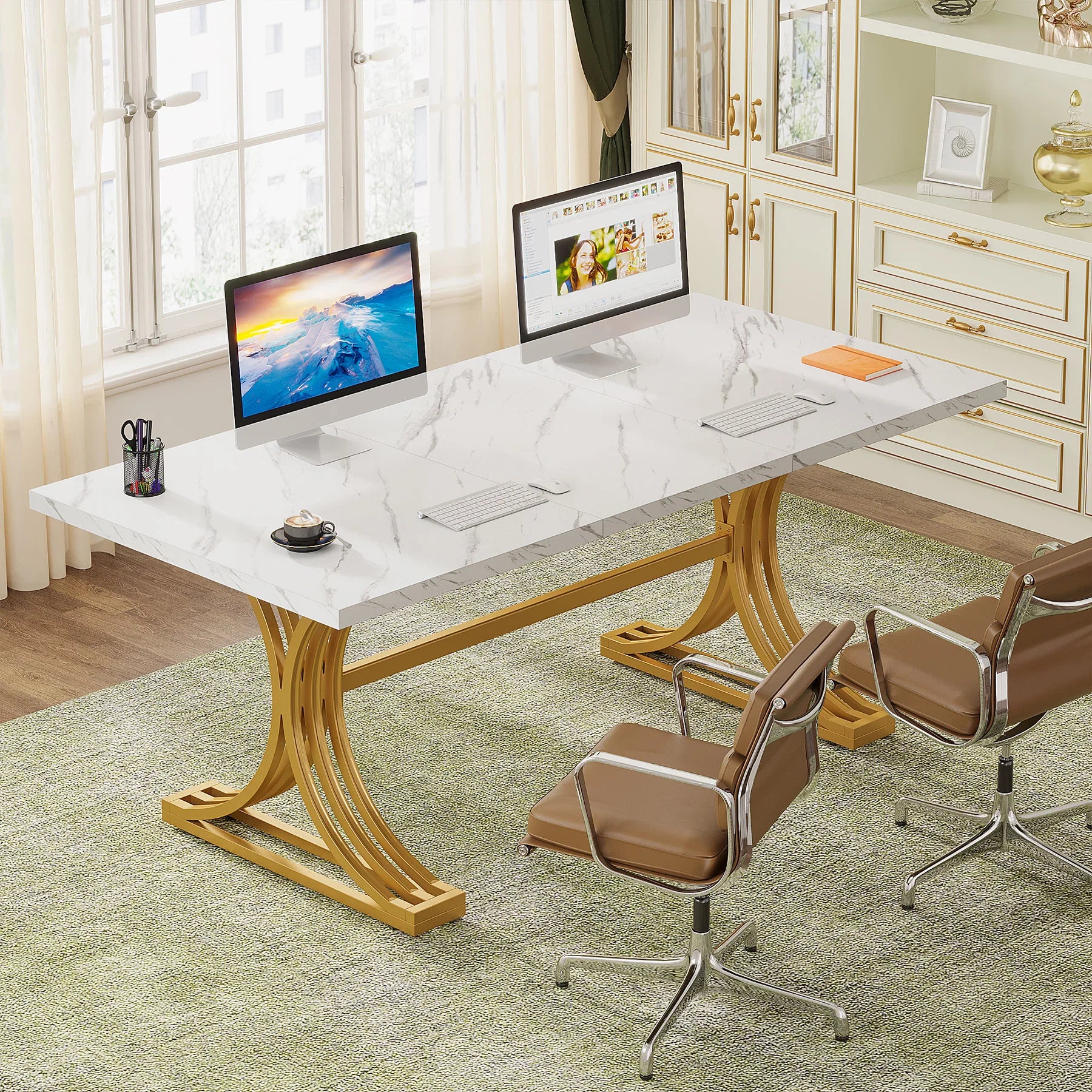 Modern Office Desk, 70.9