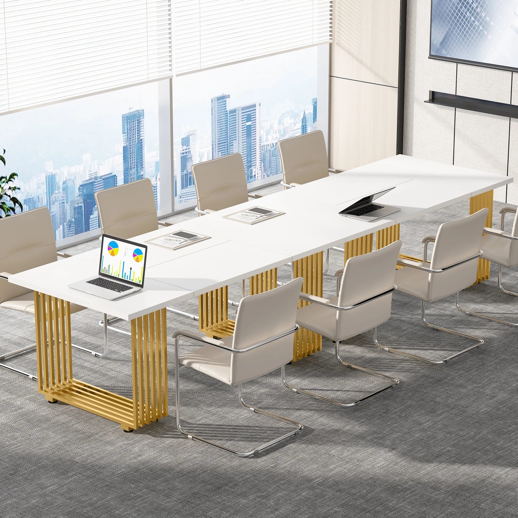 Modern Office Desk, 70.9